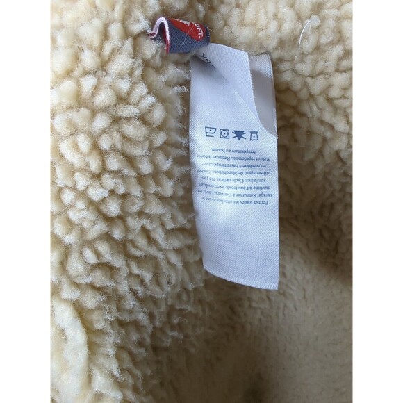 NWOT Faherty Timberline Trucker Jacket Medium - Sherpa Collar- Washed Black $298 - Picture 10 of 13